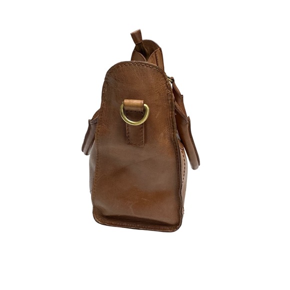 Born‎ Tan Leather Top Handle Satchel Bag - Picture 3 of 14